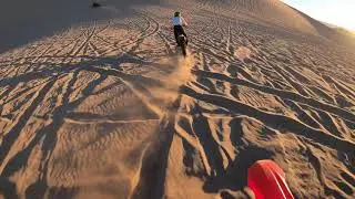 Honda CRF450L ripping Dumont Dunes!!