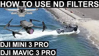 TUTORIAL: How to Use ND Filter's for DJI MAVIC 3 PRO & MINI 3 PRO