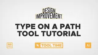 How the Type on a Path Tool Works • Adobe Illustrator Tutorial