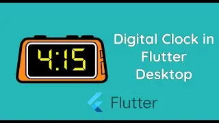 Flutter Digital Clock in 3 Minutes | Random Video
