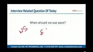 Salesforce developer Interview questions and answers Part 3 | When should we use apex?