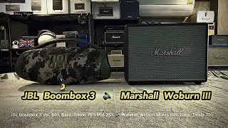 JBL Boombox 3 vs Marshall Woburn 3