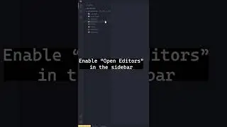 View all open tabs in VSCode (Open Editors)