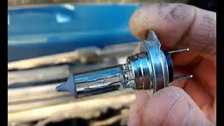 Замена лампы H7 ближнего света на KIA CEED How to change a headlight bulb