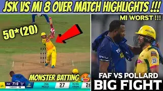 Faf Du Plessis Monster Batting 😱 Joburg Super Kings Vs Mi Cape Town Match Highlights