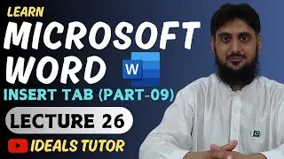 Insert Equations, Symbols & Emojis in MS Word | Lecture 26 | Insert Tab (Part 09) | Formulas in Word