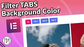 Add Background Color to Elementor Gallery Filter Tabs - Elementor Tutorial - CSS