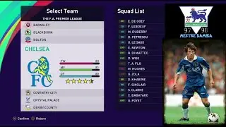 Chelsea 1997-1998 -  Premier League 97-98 / Option File  - eFootball PES 2021(PS4/PS5/PC)