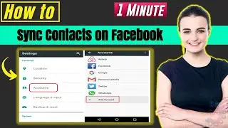 How to sync contacts on facebook 2024