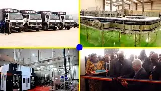 RDC ÉCONOMIE : LE PRÉSIDENT FÉLIX TSHISEKEDI INAUGURE L'USINE DE PEPSI EN RDC ( ZES / MALUKU )