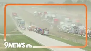 Multiple people killed in Illinois dust storm pileup