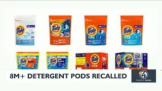 Over 8 million detergent pods recalled over faulty packaging