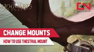 How to Change Mounts in Hogwarts Legacy - Thestral Mount Flying