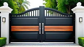 Latest 100 Modern House Gate Design Ideas 2024 Iron gates Ideas | House exterior Front Wall Designs