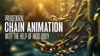 Procedural Chain Animation in Blender || Deepak Graphics