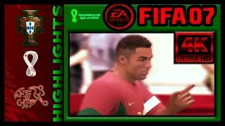 Portugal vs Switzerland ➤ FIFA 07 Qatar World Cup 2022 Patch ➤ Subscribe to get this Patch for Free!