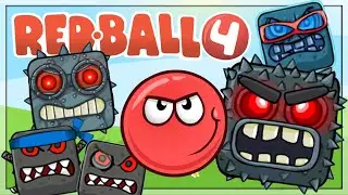 Red Ball 4 Gameplay / Walkthrough | How To Defeat All Bosses!