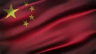 🚩China Flag Waving | GREEN SCREEN & CHROMA MATTE🚩