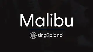 Miley Cyrus - Malibu (Piano Karaoke)