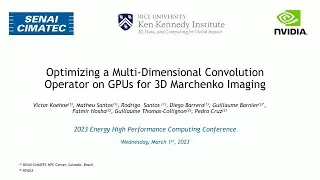 Technical Talk: Optimizing a Multi-Dimensional Convolution Operator on GPUs for 3D Marchenko Imaging