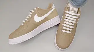 NIKE AIR FORCE 1 LOW STRAIGHT BAR LACE STYLE