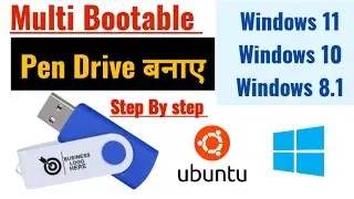 Pendrive Ko Multi Bootable kaise banaye in Hindi | #windows11 #windows10 #window8 All in One #pktech