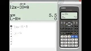 Classwiz How-To: Solving a Modulus Equation