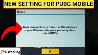Unable to connect to server please try a different network pubg mobile | Noman Tech