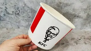 Я УВИДЕЛ ЭТО В МАГАЗИНЕ ЗА БОЛЬШИЕ ДЕНЬГИ😱 А СДЕЛАЛ ИЗ ВЕДЕРКА KFC ЗА КОПЕЙКИ💥 КОРЗИНА СВОИМИ РУКАМИ