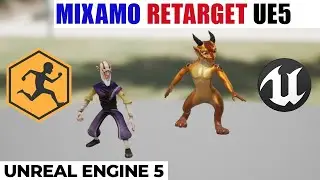 Retarget mixamo animation and character in unreal engine 5 final