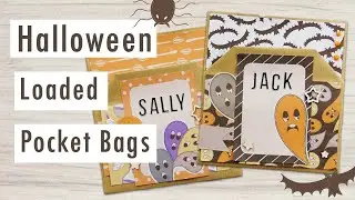 Halloween Loaded Pocket Bags Tutorial - Halloween Craft and Party Favor Ideas