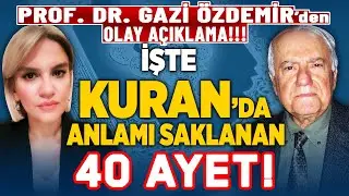 Şok Olacaksınız! Bu Ayetleri Bilerek Sakladılar! Kurban, Namaz, Faiz! Ünlü Profesörden Olay Açıklama