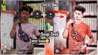 Snapseed Background Change Photo Editing Tricks 2022 | Snapseed Face Smooth Photo Edit Tutorial