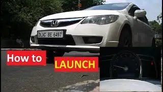 How to launch a MANUAL FWD Car