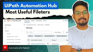 Many Useful Filters for Automation Hub of UiPath | UiPath Automation Hub Filters