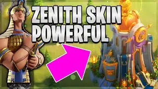 Egypt Civilization, Zenith Skin 2022, Thutmose and Imhotep Skill Animation | Rise of Kingdoms