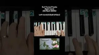 Surf Curse Freaks on piano 🎹 tutorial