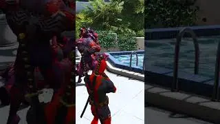 GTA V : Deadpool Saved Spiderman From Venom 🔥🔥#9 #shorts #short #gtav