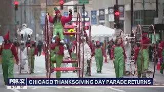 Chicago Thanksgiving Day Parade returns after pandemic hiatus