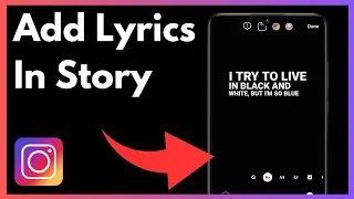 How To Add Lyrics In Instagram Story | Simple And Easy (2024)