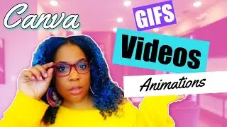 How to make an animated gif in Canva - Canva Pro Tutorial for Beginners 2021