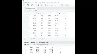 Importing Excel or Text file with missing data into R Studio (see links under video description)