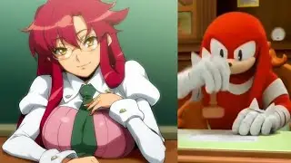 Knuckles rates Anime crushes