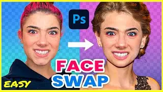How to FACE SWAP in Photoshop 2022 | Easy Tutorial