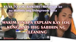 PBB OTSO FEBRUARY 6 | WAKIM AND LOU  TENSYON: Di Nga Ba Ma-gets or Ayaw Maglinis?