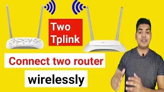 How To Connect Tplink router wirelessly 100%Working | 2 tplink router wireless connection In hindi