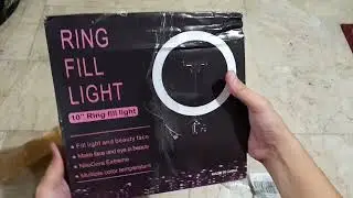 Unboxing Ring Fill Light