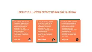 Beautiful hover effect using box shadow