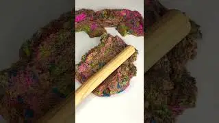 Very Satisfying and Relaxing Video Cutting Colorful Kinetic Sand Part 21 #shorts