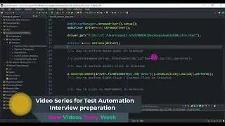 How to Mouse Hover and right click in Selenium with Actions class | How to click & double click |